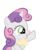 Size: 803x994 | Tagged: safe, artist:vendetatj, sweetie belle, g4, cutie mark crusaders, milkshake