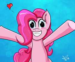 Size: 3600x3000 | Tagged: safe, artist:haru-the-light, pinkie pie, g4, heart, hug