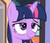 Size: 335x285 | Tagged: safe, twilight sparkle, pony, g4, bedroom eyes, eyes, female, reaction image, smiling, solo, tired