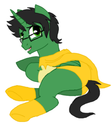 Size: 962x1062 | Tagged: safe, artist:ragefulrainbowdrinker, butt, god tier, homestuck, jake english, plot, ponified