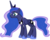 Size: 4800x3800 | Tagged: safe, artist:90sigma, princess luna, alicorn, pony, g4, .svg available, absurd resolution, female, mare, simple background, solo, svg, transparent background, vector