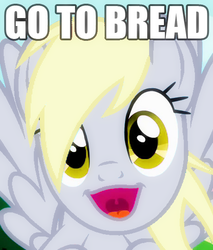 Size: 460x539 | Tagged: safe, artist:rigam0rti5, derpy hooves, pegasus, pony, g4, faic, female, go to bread, mare, ponyface, solo, underp