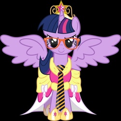 Size: 896x892 | Tagged: safe, twilight sparkle, alicorn, pony, g4, female, glasses, mare, twilight sparkle (alicorn)