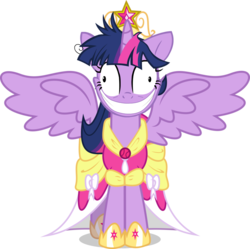 Size: 896x892 | Tagged: safe, twilight sparkle, alicorn, pony, g4, female, mare, reaction image, simple background, transparent background, twilight snapple, twilight sparkle (alicorn), vector, xk-class end-of-the-world scenario