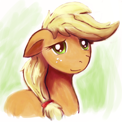 Size: 1050x1050 | Tagged: safe, artist:olivia-27, applejack, earth pony, pony, g4, female, solo