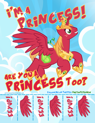 Size: 800x1036 | Tagged: safe, artist:pixelkitties, big macintosh, alicorn, pony, g4, alicornified, bigmacicorn, flyer, flying, hilarious in hindsight, i'm a princess are you a princess too?, male, male princess, princess big mac, race swap, solo