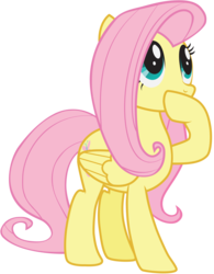 Size: 7808x10000 | Tagged: safe, artist:juniberries, fluttershy, pony, g4, absurd resolution, female, simple background, solo, transparent background, vector