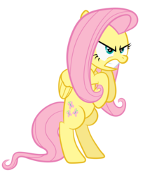 Size: 8289x10000 | Tagged: safe, artist:proenix, fluttershy, a canterlot wedding, g4, absurd resolution, simple background, transparent background, vector