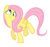 Size: 10613x10000 | Tagged: safe, artist:proenix, fluttershy, g4, absurd resolution, derp, simple background, transparent background, vector