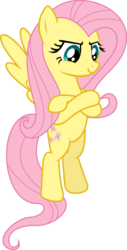 Size: 3167x6215 | Tagged: safe, artist:hornflakes, fluttershy, pony, g4, putting your hoof down, absurd resolution, female, simple background, solo, transparent background, vector