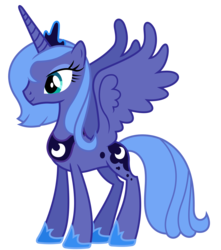 Size: 5300x6000 | Tagged: safe, artist:90sigma, princess luna, alicorn, pony, friendship is magic, g4, absurd resolution, female, mare, s1 luna, simple background, solo, svg, transparent background, vector