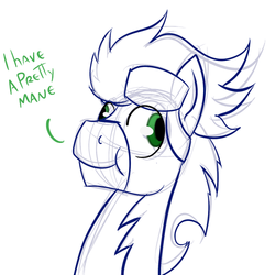 Size: 500x500 | Tagged: safe, artist:glasdale, soarin', pony, g4, derp, male, soarin-responde, solo, tumblr