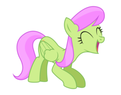 Size: 1024x807 | Tagged: safe, artist:bluemeganium, merry may, pegasus, pony, g4, ^^, cute, eyes closed, female, laughing, mare, merrybetes, simple background, solo, transparent background, vector