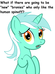 Size: 2000x2667 | Tagged: safe, lyra heartstrings, pony, equestria girls, g4, comic sans, conspiracy lyra, equestria girls drama, exploitable meme, hilarious in hindsight, meme, text