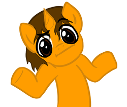 Size: 800x675 | Tagged: safe, oc, oc only, :i, looking at you, shrug, shrugpony