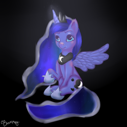 Size: 480x480 | Tagged: safe, artist:sparklebunnneh, princess luna, pony, g4, female, solo