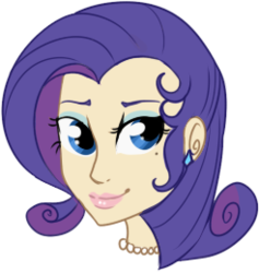 Size: 246x259 | Tagged: safe, artist:lulubell, rarity, human, g4, humanized, simple background, transparent background