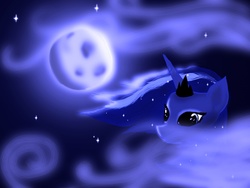 Size: 1200x900 | Tagged: safe, artist:jawsify, princess luna, pony, g4, female, jawsify fanart, moon, princess, sketch, solo