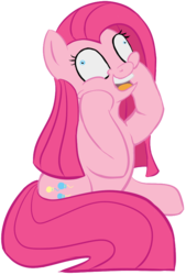 Size: 560x826 | Tagged: safe, artist:arcum89, pinkie pie, earth pony, pony, g4, female, insanity, mare, pinkamena diane pie, simple background, solo, transparent background