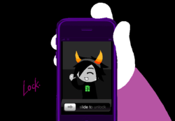 Size: 650x450 | Tagged: safe, artist:voltrathelively, brony, fandomstuck, homestuck, iphone4