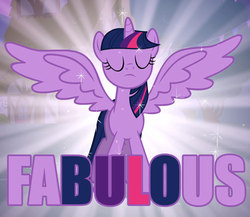 Size: 750x650 | Tagged: safe, twilight sparkle, alicorn, pony, g4, magical mystery cure, my little pony: friendship is magic, eyes closed, fabulous, female, mare, solo, spread wings, twilight sparkle (alicorn), wings