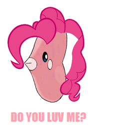 Size: 352x384 | Tagged: safe, pinkie pie, luvdisc, g4, image macro, pokémon, valentine