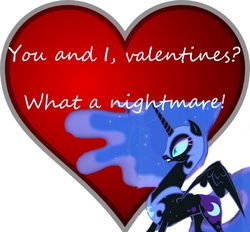 Size: 600x557 | Tagged: safe, nightmare moon, g4, heart, lasty's hearts, recoil, simple, valentine