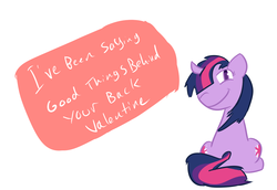 Size: 1050x722 | Tagged: safe, artist:autonomous-zed, twilight sparkle, g4, paranoid twilight, twilight snapple, valentine