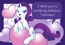 Size: 1089x752 | Tagged: dead source, safe, artist:reidavidson, rarity, pony, g4, female, solo, valentine