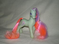 Size: 640x480 | Tagged: safe, photographer:lancer, ivy, earth pony, pony, g2, female, mare, photo, solo, stare, the stare, toy