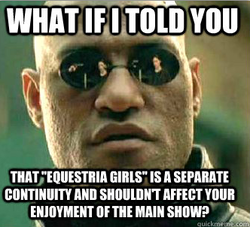 Size: 332x302 | Tagged: safe, human, equestria girls, g4, barely pony related, equestria girls drama, image macro, meme, morpheus, the matrix, truth, what if i told you