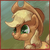 Size: 1440x1440 | Tagged: safe, artist:zestyoranges, applejack, earth pony, pony, g4, female, scrunchy face, solo