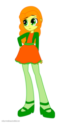 Size: 800x1567 | Tagged: safe, artist:robynne, carrot top, golden harvest, human, equestria girls, g4, female, humanized, simple background, solo, transparent background