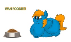 Size: 1024x610 | Tagged: safe, artist:inkiepie, fluffy pony, fat, fluffy pony original art, kibble