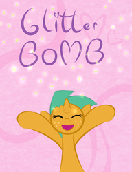 Size: 1000x1300 | Tagged: safe, artist:kryptchild, snails, pony, ask glitter shell, g4, glitter bomb, glitter shell, male, solo, valentine