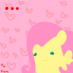 Size: 1280x1280 | Tagged: safe, artist:fatcakes, fluttershy, g4, chubbie, valentine