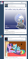 Size: 330x685 | Tagged: safe, rainbow dash, oc, oc:frigid drift, g4, anti-shipping, exploitable meme, female, heartbreak, juxtaposition, juxtaposition win, lesbian, pirate dash, ship:twidash, shipping, tumblr