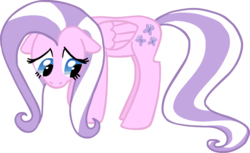 Size: 1100x672 | Tagged: safe, artist:colossalstinker, diamond tiara, fluttershy, g4, recolor, simple background, transparent background, vector