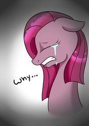 Size: 900x1271 | Tagged: safe, artist:applejack-lover-fan, pinkie pie, g4, crying, pinkamena diane pie