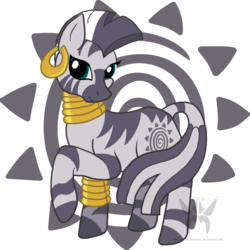 Size: 792x792 | Tagged: safe, artist:serenitythefaierikin, zecora, pony, zebra, g4, female, simple background, solo, transparent background