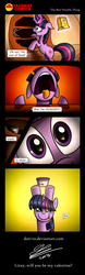 Size: 1205x3883 | Tagged: safe, artist:dori-to, twilight sparkle, g4, bipedal, comic, crying, english, food, hungry, noodles, tears of joy, text, valentine's day