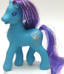Size: 601x688 | Tagged: safe, photographer:relcelestia, princess silver rain, earth pony, pony, g2, female, irl, mare, photo, solo, toy
