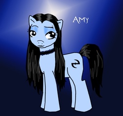 Size: 609x575 | Tagged: safe, artist:shinkisrule, pony, amy lee, evanescence, music, musician, ponified, solo