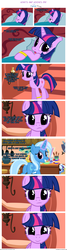 Size: 950x3550 | Tagged: safe, artist:navitaserussirus, trixie, twilight sparkle, oc, oc:nebula, g4, apron, clothes, comic, female, lesbian, magical lesbian spawn, offspring, parent:trixie, parent:twilight sparkle, parents:twixie, ship:twixie, shipping