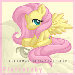 Size: 699x700 | Tagged: safe, artist:leeshmae, fluttershy, g4, alternate cutie mark, large wings, sitting, solo, spread wings, wings, zoom layer