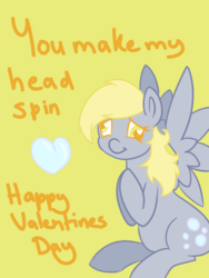 Size: 1200x1600 | Tagged: safe, artist:robynne, derpy hooves, g4, valentine