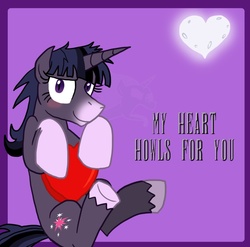 Size: 810x800 | Tagged: safe, artist:advanceddefense, twilight sparkle, twilight unbound, g4, blushing, card, hearts and hooves day, tumblr, werelight shine