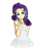 Size: 1430x1778 | Tagged: safe, artist:reina-del-caos, rarity, human, g4, female, humanized, solo