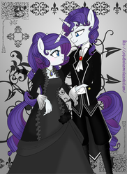 Size: 1387x1904 | Tagged: dead source, safe, artist:jaquelindreamz, rarity, anthro, g4, clothes, dress, elusive, rule 63, self ponidox