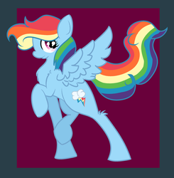 Size: 1024x1047 | Tagged: safe, artist:dozymouse, rainbow dash, g4, chest fluff